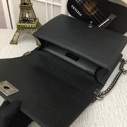 CHANEL Jumbo Large Chanel Silver Le Boy Flap Bag Quilted Caviar✨ - onlinechics.com