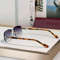 Gucci GG1221S Rimless  Unisex Sunglasses ✨
