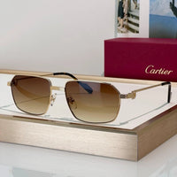 Cartier CT0445O 001 Première de Cartier Rectangle Shape Sunglasses NEW 🐆
