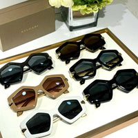 Bvlgari BV40003 Serpenti Geometric Sunglasses ✨