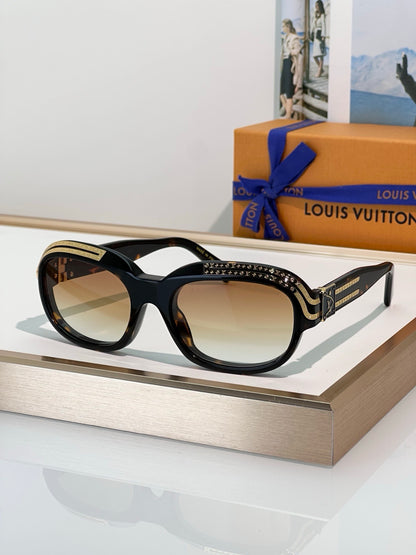 Louis Vuitton Z2721U 1.0 Millionaires Oval Sunglasses✨ - onlinechics.com