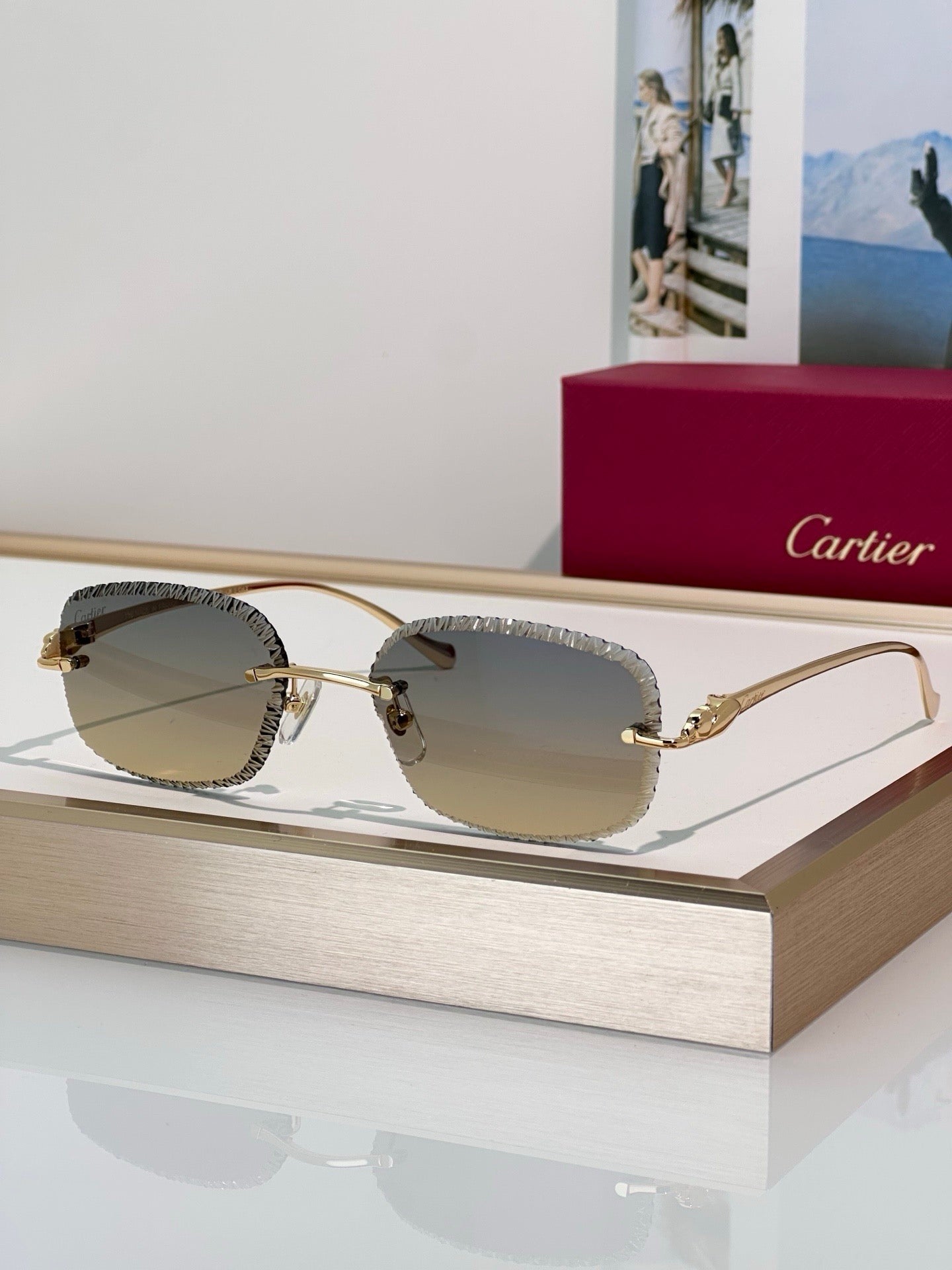 Cartier CLASSIC C DE  Motif Photochromic - Panthere CT0832 Sunglasses 🐆 - onlinechics.com