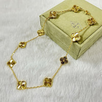 Van Cleef Style Alhambra Clover Necklace –  18K Gold Plated Women's Jewelry✨