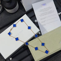 Van Cleef Style Alhambra Clover Necklace –  18K Gold Plated Women's Jewelry✨