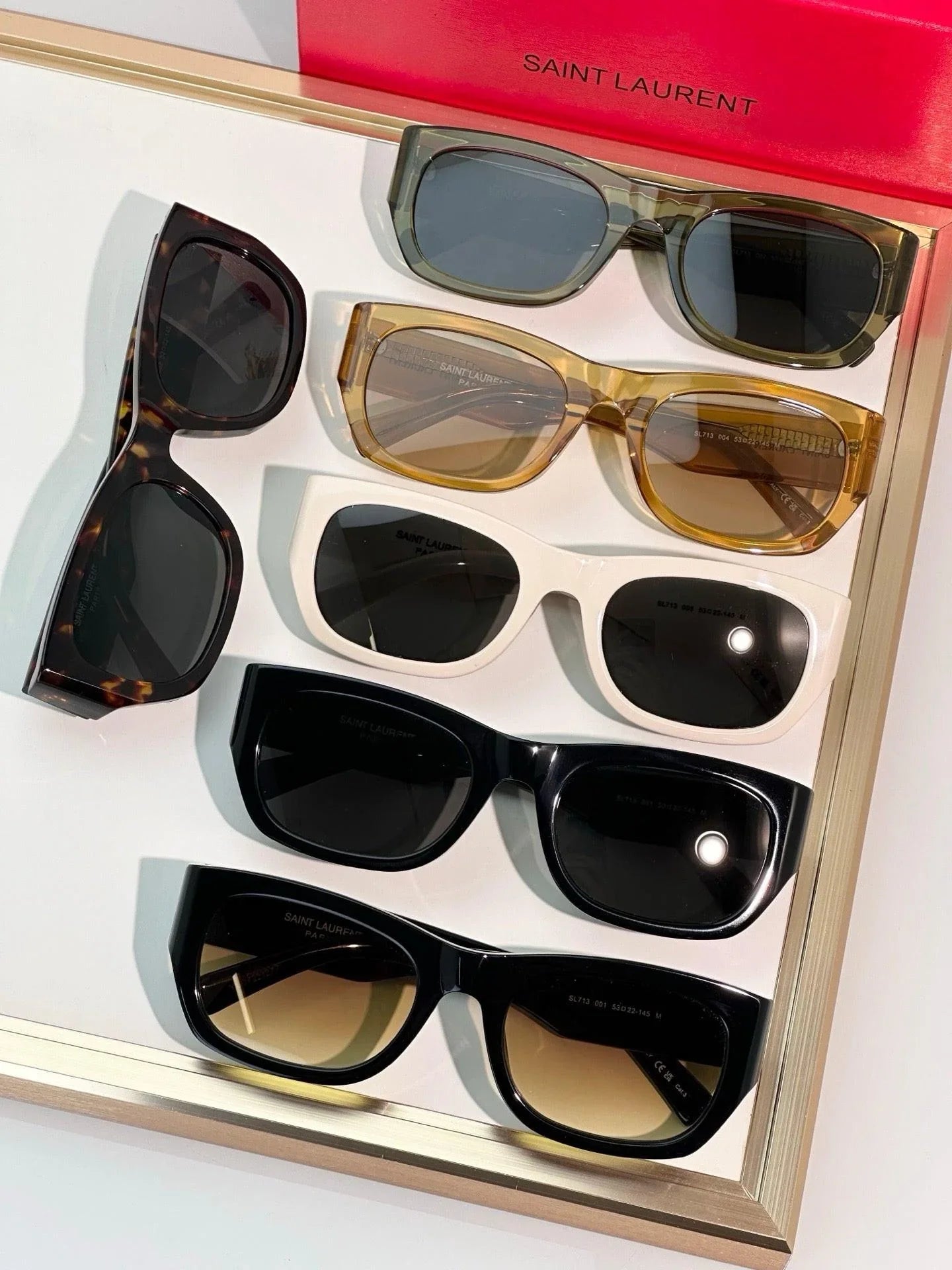 YSL Saint Laurent  SL 713 001 - As Seen On Valentina Sampaio Sunglasses ✨.