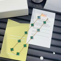 Van Cleef Style Alhambra Clover Necklace –  18K Gold Plated Women's Jewelry✨