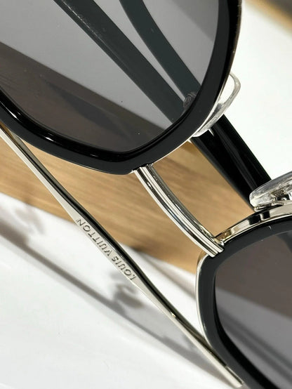 Louis Vuitton Z2532U LV Signature Duo Round Sunglasses ✨.