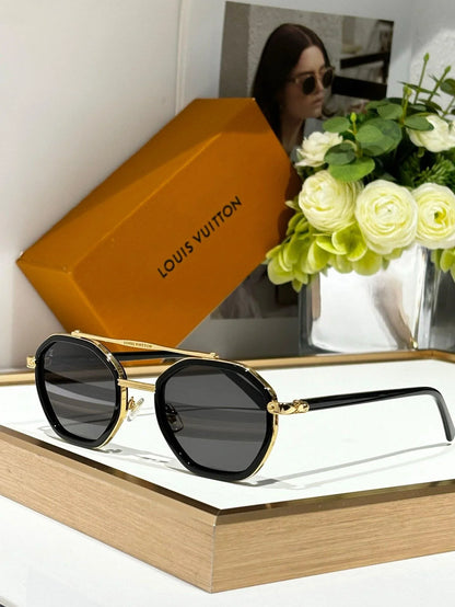 Louis Vuitton Z2532U LV Signature Duo Round Sunglasses ✨.