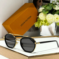 Louis Vuitton Z2532U LV Signature Duo Round Sunglasses ✨