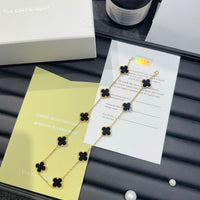 Van Cleef Style Alhambra Clover Necklace –  18K Gold Plated Women's Jewelry✨