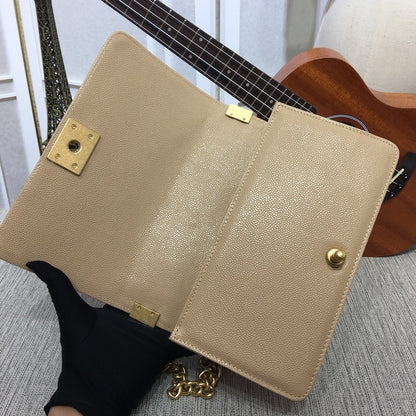 CHANEL Le Boy Medium Gold tone Caviar 8 Colors✨ - onlinechics.com