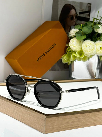 Louis Vuitton Z2532U LV Signature Duo Round Sunglasses ✨.