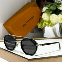 Louis Vuitton Z2532U LV Signature Duo Round Sunglasses ✨
