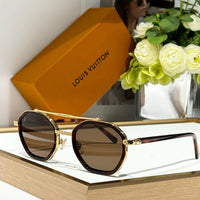 Louis Vuitton Z2532U LV Signature Duo Round Sunglasses ✨