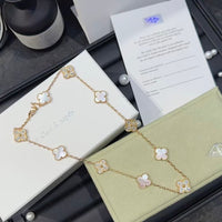 Van Cleef Style Alhambra Clover Necklace –  18K Gold Plated Women's Jewelry✨