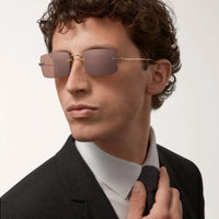 Cartier CT0367S 002 54 - Gold-Silver Unisex Sunglasses Precious 🐆 $11.000