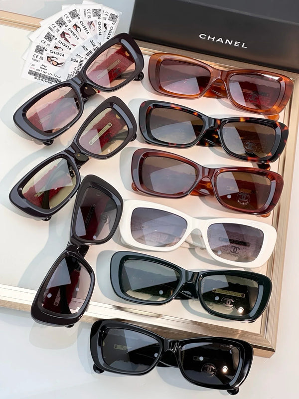 CHANEL 5514 Rectangle Sunglasses Acetate  ✨