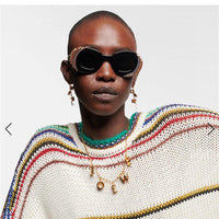 LOEWE Loewe Paula's Ibiza embellished round unglasses ✨