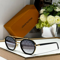 Louis Vuitton Z2532U LV Signature Duo Round Sunglasses ✨