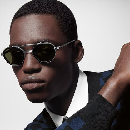 Louis Vuitton Z2532U LV Signature Duo Round Sunglasses ✨.