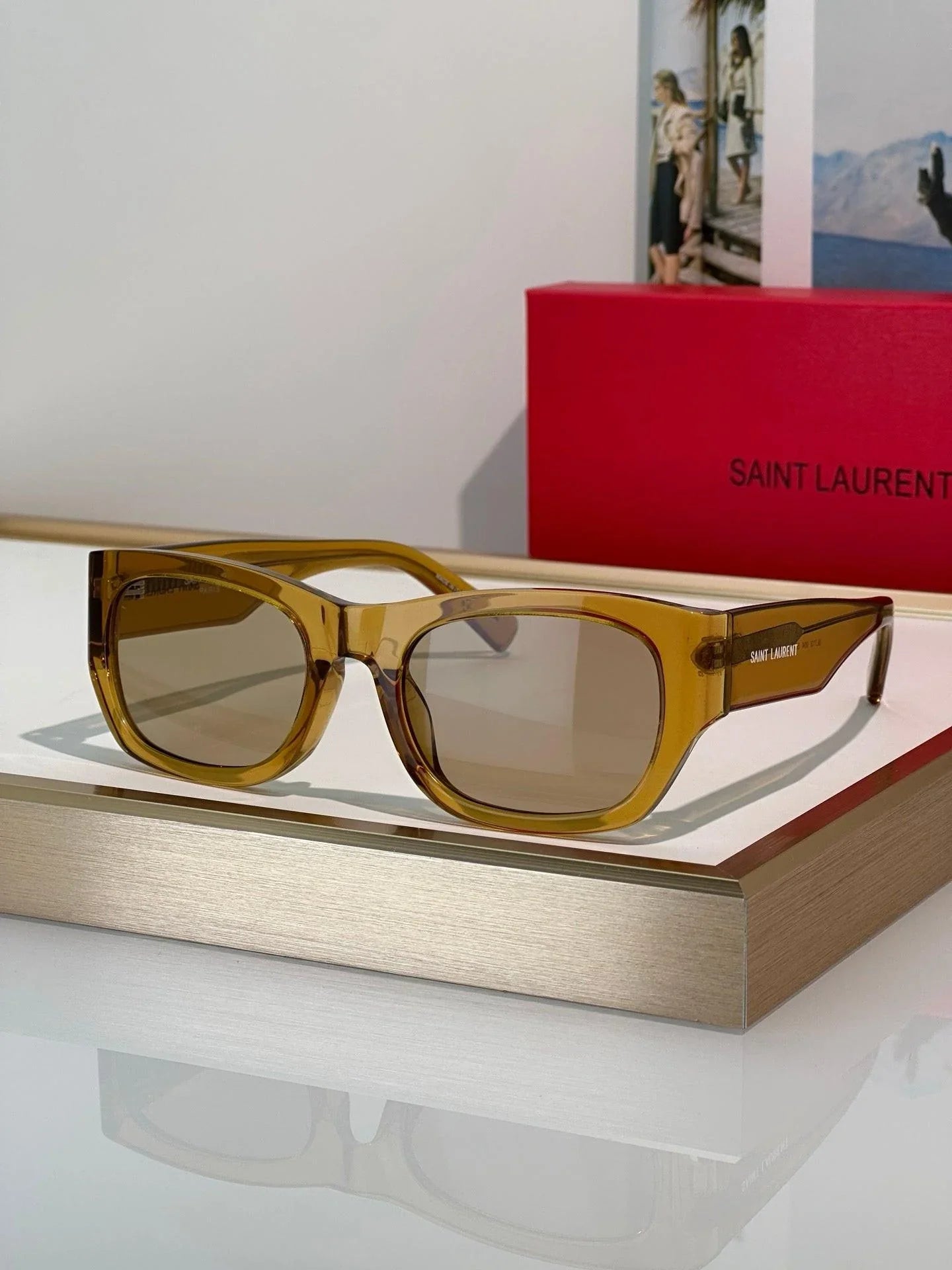 YSL Saint Laurent  SL 713 001 - As Seen On Valentina Sampaio Sunglasses ✨.