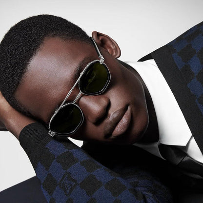 Louis Vuitton Z2532U LV Signature Duo Round Sunglasses ✨.