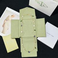 Van Cleef Style Lucky Spring Butterfly Necklace-Bracelet – 18K Gold Plated Stainless Steel ✨