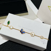 Van Cleef Style Lucky Spring Butterfly Necklace-Bracelet – 18K Gold Plated Stainless Steel ✨