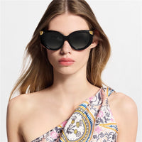Louis Vuitton Z3339E LV Trunk Cat Eye Sunglasses ✨