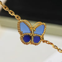 Van Cleef Style Lucky Spring Butterfly Necklace-Bracelet – 18K Gold Plated Stainless Steel ✨