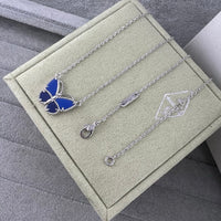 Van Cleef Style Butterfly Pendant Necklace – 18K Gold Plated Stainless Steel ✨