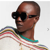 LOEWE Loewe Paula's Ibiza embellished round unglasses ✨