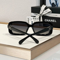 CHANEL Butterfly Rectangle 5520 C501/S4 Women's Sunglasses 🖤