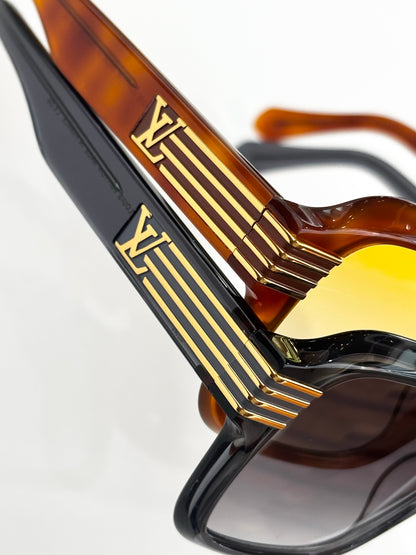 Louis Vuitton Z2739U LV Slide Large Square Round  Sunglasses  ✨