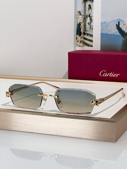 Cartier CLASSIC C DE CARTIER MOTIF Panthere CT0815 Sunglasses 🐆 - onlinechics.com