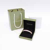 Van Cleef Style Perlée Pavé Bangle Bracelet –18K Gold Plated Women's Jewelry✨