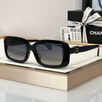 CHANEL Butterfly Rectangle 5520 C501/S4 Women's Sunglasses 🖤