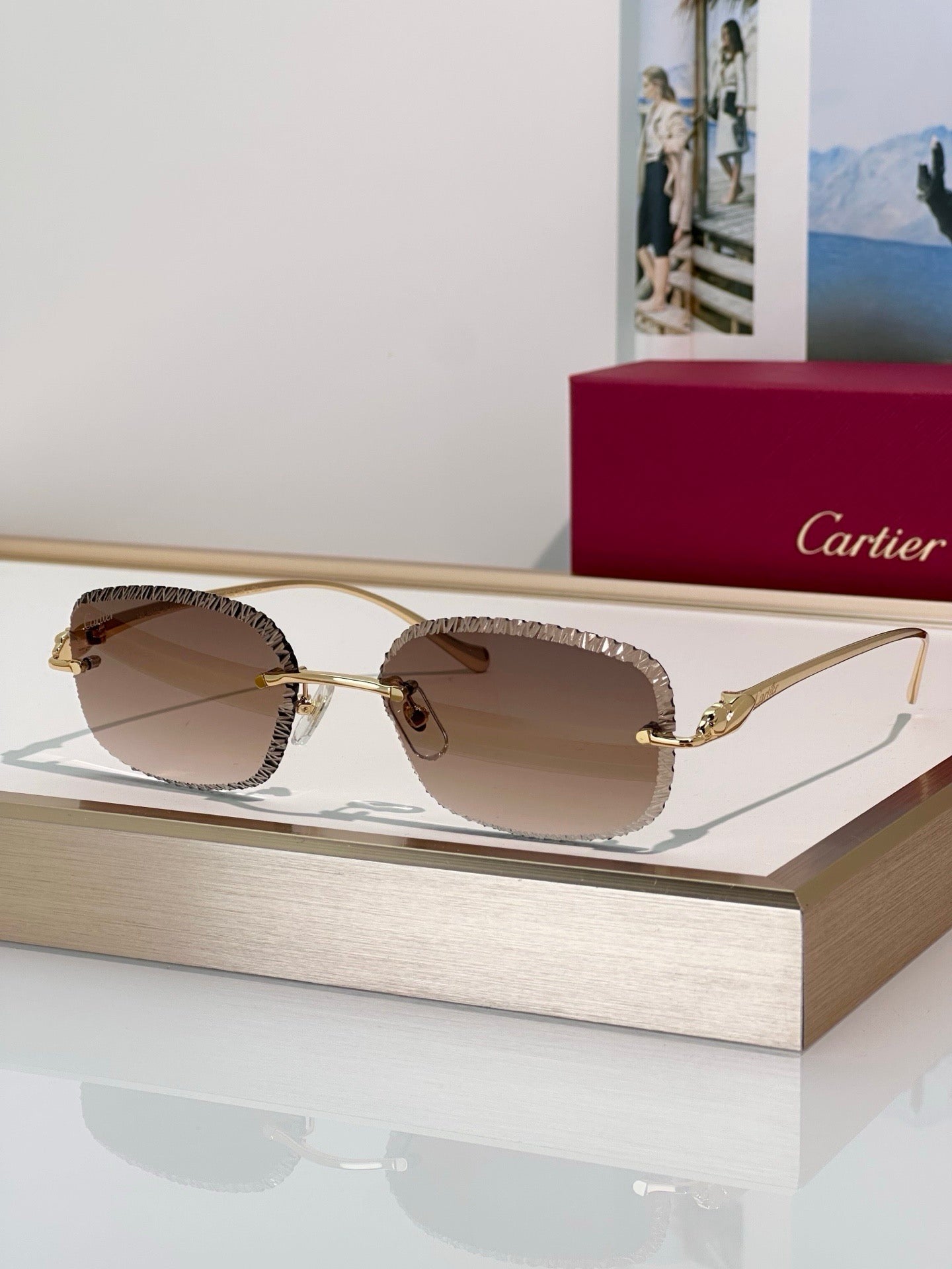 Cartier CLASSIC C DE  Motif Photochromic - Panthere CT0832 Sunglasses 🐆 - onlinechics.com