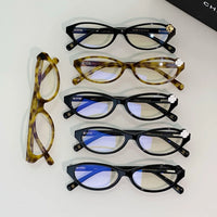 CHANEL 3099 Eyeglasses Camellia CC logo cateye frame Eyewear  🖤