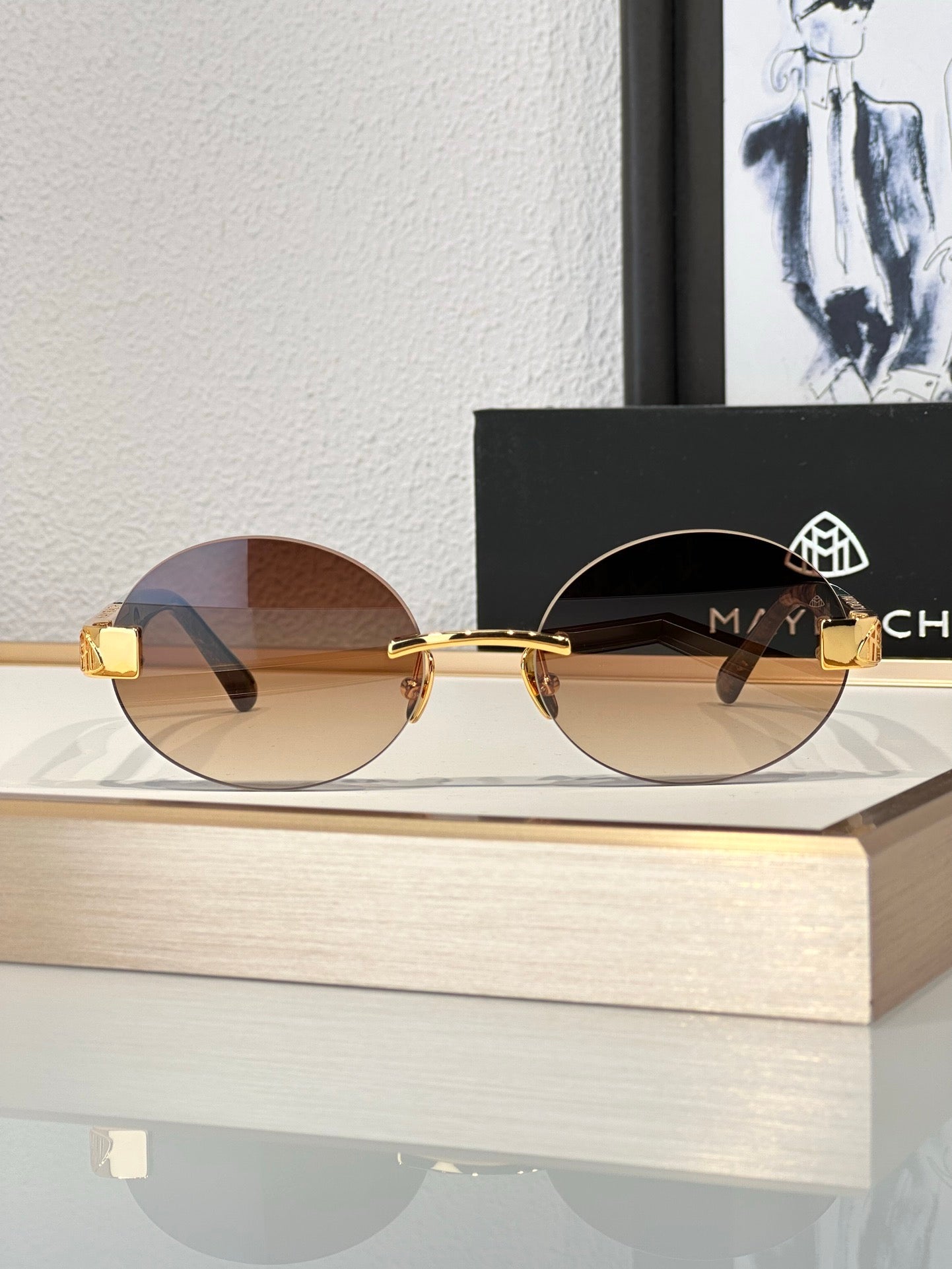 -  MAYBACH THE MAGIC II SUN Mirror Zeiss Lenses 👑