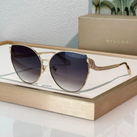BVLGARI BV40010U Gold Butterfly Metal Sunglasses ✨
