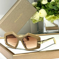 Bvlgari BV40003 Serpenti Geometric Sunglasses ✨