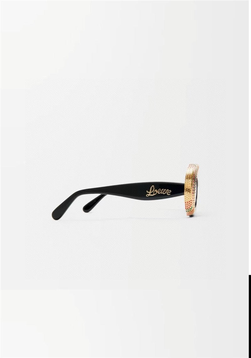 LOEWE Loewe Paula's Ibiza embellished round unglasses ✨