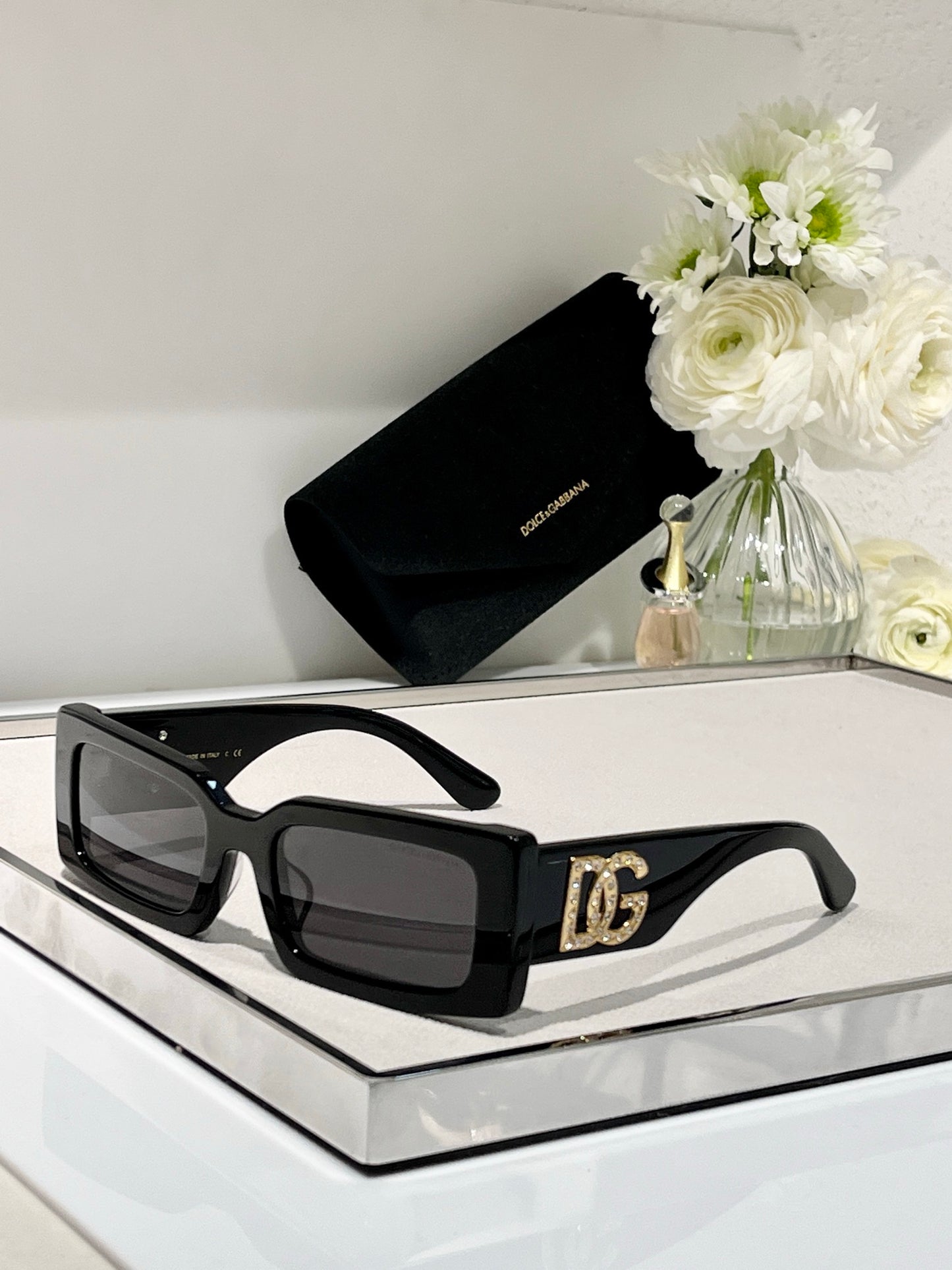 Dolce & Gabbana DG 4447 Crystal Sunglasses ✨