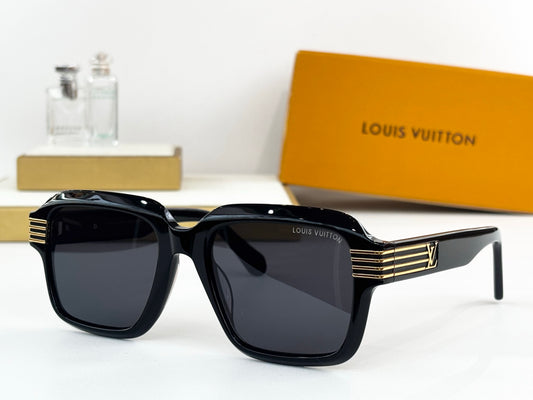Louis Vuitton Z2739U LV Slide Large Square Round  Sunglasses  ✨