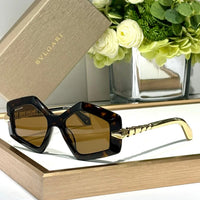 Bvlgari BV40003 Serpenti Geometric Sunglasses ✨