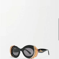LOEWE Loewe Paula's Ibiza embellished round unglasses ✨