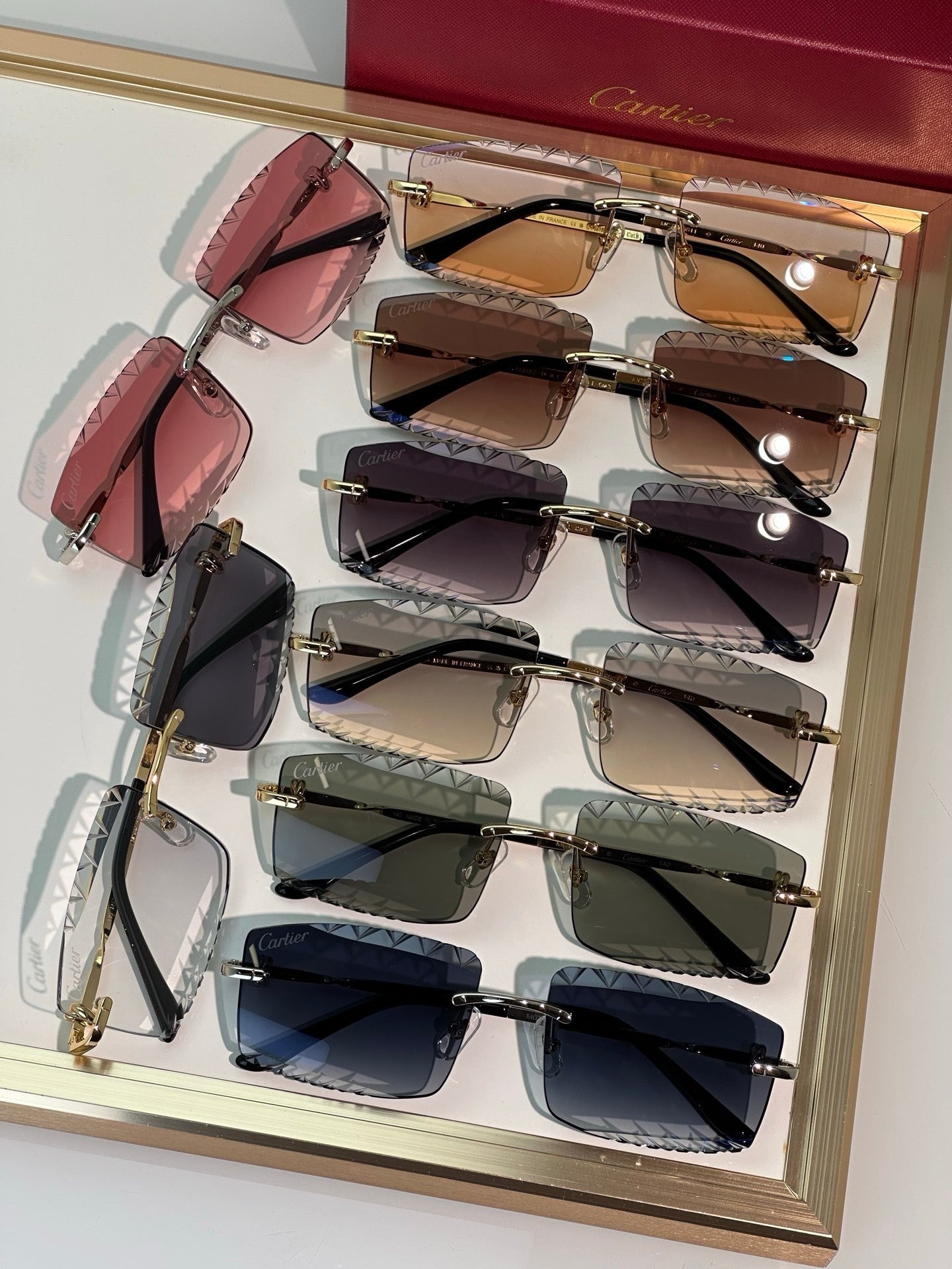 Cartier CLASSIC C DE CARTIER MOTIF CT0916 Sunglasses 🐆 - onlinechics.com