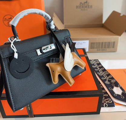 HERMES Hermès Kelly Sellier 20  Epsom Palladium Hardware✨ - onlinechics.com