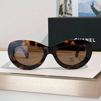 CHANEL 9182 EXCLUSIVE  OVAL  SUNGLASSES - Chanel Eyewear  🖤